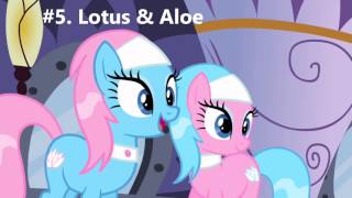 My Top 10 Favorite Background Ponies