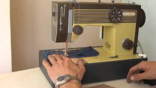Sewing machine Швейная машина Veritas Веритас 8014/29 test шифон, джинс, кожа