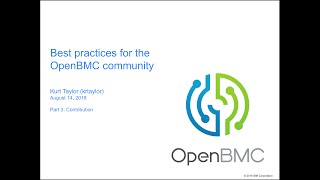 OpenBMC Community Best Practices, Part 3