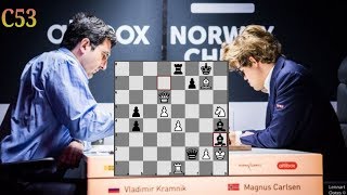 Владимир Крамник vs. Магнус Карлсен Ставангер 2017 Итальянская партия