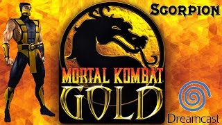 Scorpion - Mortal Kombat Gold - Dreamcast Playthrough