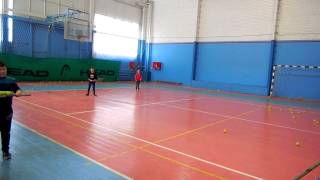 Tennis Andre and Veronika. 23.11.2014