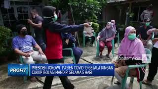 Presiden Jokowi Sebut Pasien Omicron Bisa Sembuh Tanpa Ke RS