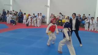 Тхэквондо спаринг Тимур 9лет финал (Taekwondo sparring Timur 9 years old final)
