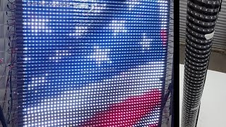 How to Make Flexible #LEDSign Video Screen DIY T300K real time WS2815