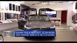 Saham Tesla Meroket, Elon Musk Jadi Orang Terkaya ke-4 di Dunia