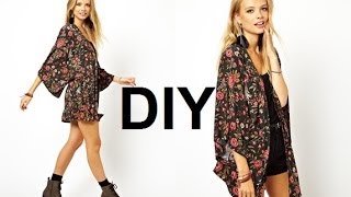 DIY | HOW TO MAKE A KIMONO/CARDIGAN