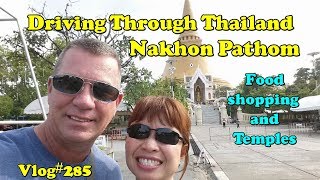 Driving through Thailand. Next stop Nakhon Pathom