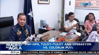 PNP-HPG, tuloy-tuloy ang operasyon vs. kolorum PUVs