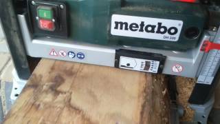 Metabo DH 330 wood test