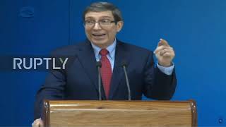 Cuba: FM Rodriguez accuses US of instigating anti-government protests