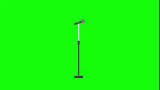Музыкальные футажи на хромакее:  Microphone/микрофон