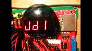 My first LED display test ATmega16
