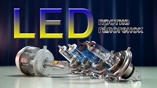 LED и галогеновые лампы H4