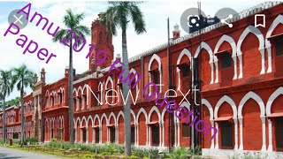 Amu 2019 Class 11 Paper analysis