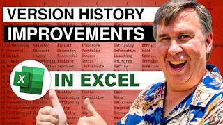 Excel Version History Improvements Thanks To Show Changes - 2479