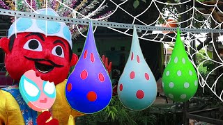 Ondel Ondel betusin BALON isi es krim SPIDERMAN.. tapi di rebut ka pute