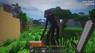 ИГРОК ЭНДЕРМЕН ПРОТИВ ЭНДЕРМЕН МУТАНТ В МАЙНКРАФТ!БРОНЯ ИЗ МОНСТРОВ В MINECRAFT MOB ARMOR