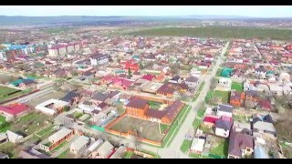 Грозный, аэросъемка 4K микрорайона ипподромный/РТС