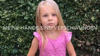 Детская песенка на немецком Meine Hände sind verschwunden
