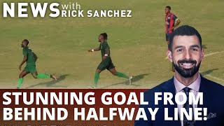 WATCH: Stunning goal from behind halfway line!