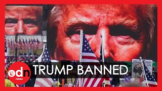 Trump BANNED From Twitter, Facebook AND Instagram for 'Inciting US Capitol Violence'