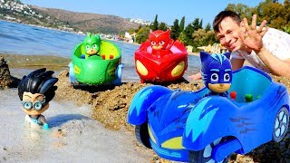 Фёдор устраивает гонки на пляже для Героев в Масках.