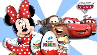 Sürpriz Yumurta | MINNIE MOUSE ve CARS | Arabalar | KIRMIZI KAMYON
