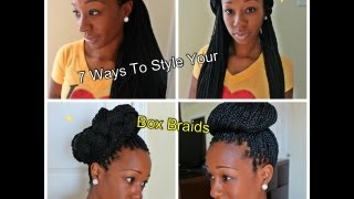 How I Style My Box Braids (7 Simple Looks)