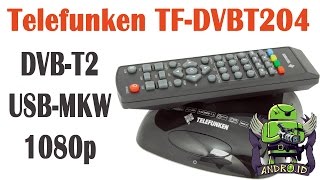 TELEFUNKEN TF-DVBT204 обзор ТВ приставки для цифрового наземного вещания DVB-T2