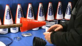 Universal stretch cv boot fitting Slide-a-Boot