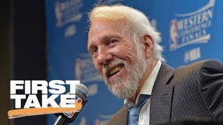 Gregg Popovich highly critical of President Trump in interview | First Take | ESPN