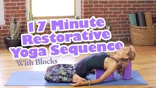 17-Minute Gentle Restorative Yin Yoga Sequence with Blocks