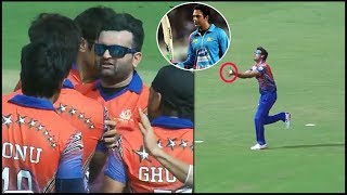 Chahal Takes An Extraordinary Running Catch To Dismiss Well Settled Samir Kochhar