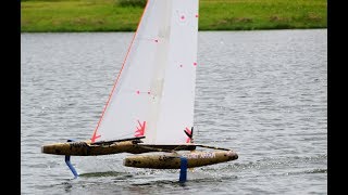 Mini40 cat  Foiling with new foils