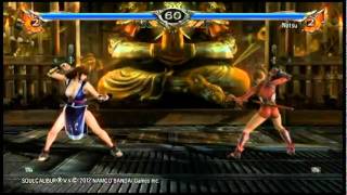 Soul Calibur V (Online Rank) - Natsu Mirror Match (ChoppyJuggles)