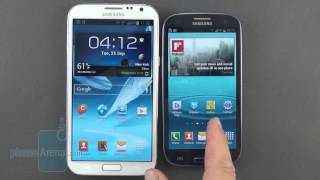 Samsung Galaxy Note II vs Samsung Galaxy S III