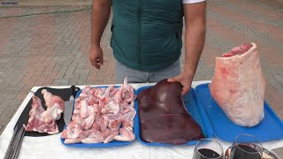 BARBECUE in A TANDOOR. COLD CUTS.
