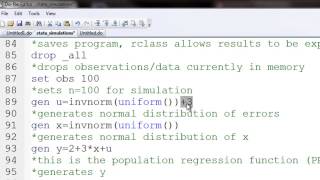 Stata Tutorial: Monte Carlo Simulations 2