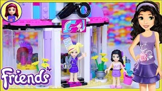 Lego Friends Hair Salon Set Build Review Play - Kids Toys