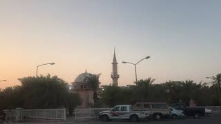Arabian old mosque afternoon view