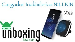 Cargador Inalámbrico NILLKIN para iPhone y Samsung. U&R Low Cost