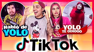 REACCIONANDO A LOS TIKTOKS DE MIS HATERS - Yolo Aventuras