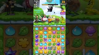 Best Fiends Hero World Tour Level 519 (Skypeaks) - Walkthrough