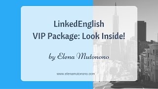 LinkedEnglish VIP package