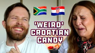 South Africans try Croatian Candy!