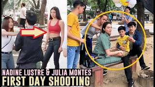 SILIPIN ang FIRST SHOOTING nila JULIA Montes at NADINE Lustre sa BURADO