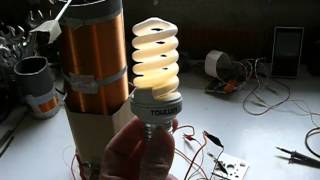 free energy with tesla coils 6 ??? / énergie libre avec bobine tesla ???