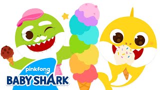 Grandpa Shark's Ice Cream Truck | Baby Shark Colors | Learn Colors for Kids 