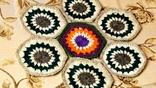 Вязание крючком шестиугольник